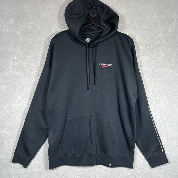 Under Armour UA x Project Rock Icon Fleece Sweatshirt Hoodie SZ: XL 1389916 001 - Picture 3 of 13